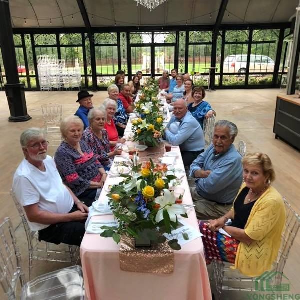Large Glass Greenhouse for Wedding